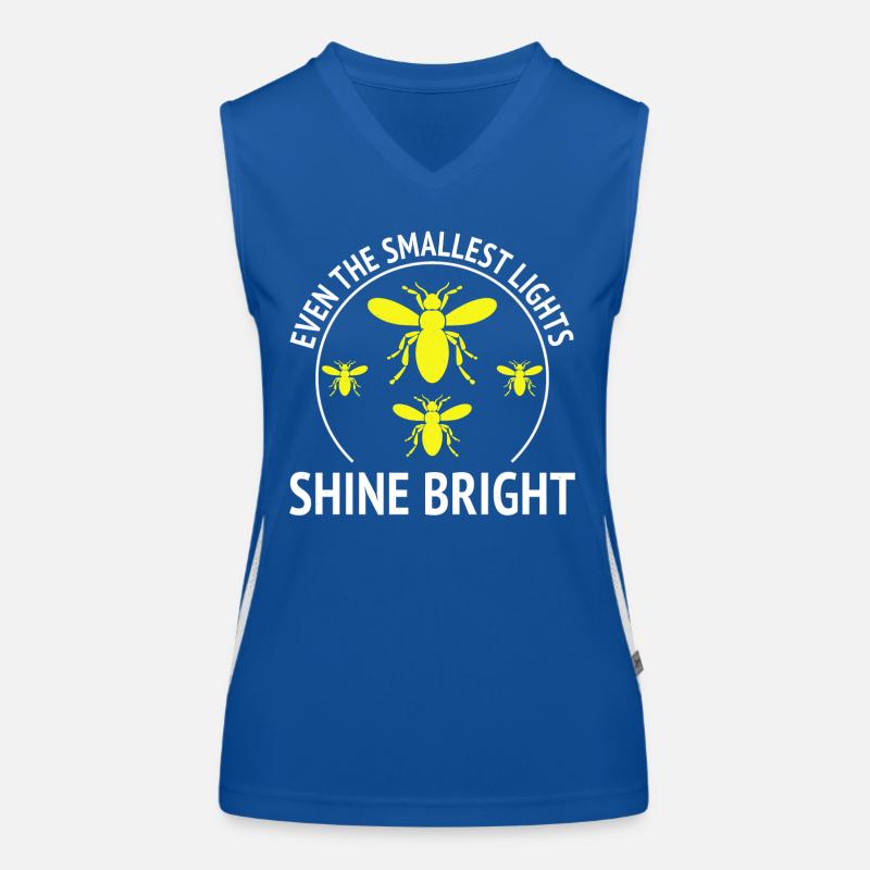 Lucioles Firefly Lightning Bug Insect Collector Débardeur respirant contrasté Femme