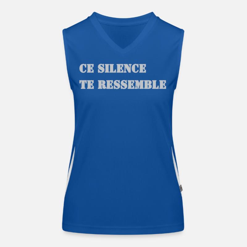 CE SILENCE TE RESSEMBLE Débardeur respirant contrasté Femme