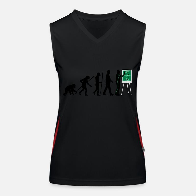 Evolution Trainer 12_2017 Funktionelles Kontrast-Tank Top für Frauen