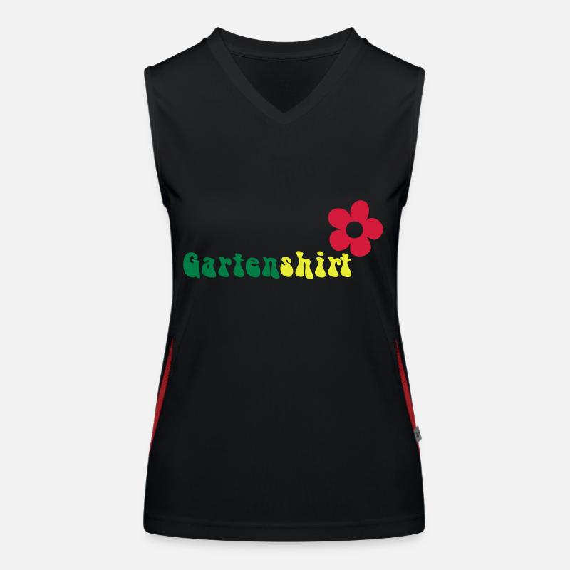 Gartenshirt Funktionelles Kontrast-Tank Top für Frauen