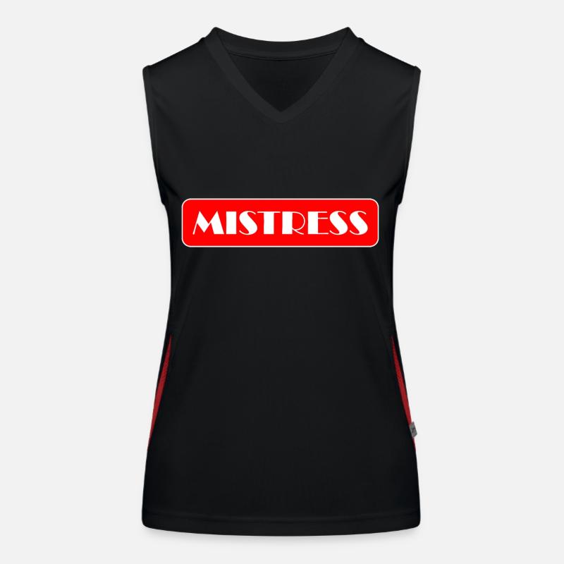 Herrin oder BDSM-Domina Funktionelles Kontrast-Tank Top für Frauen