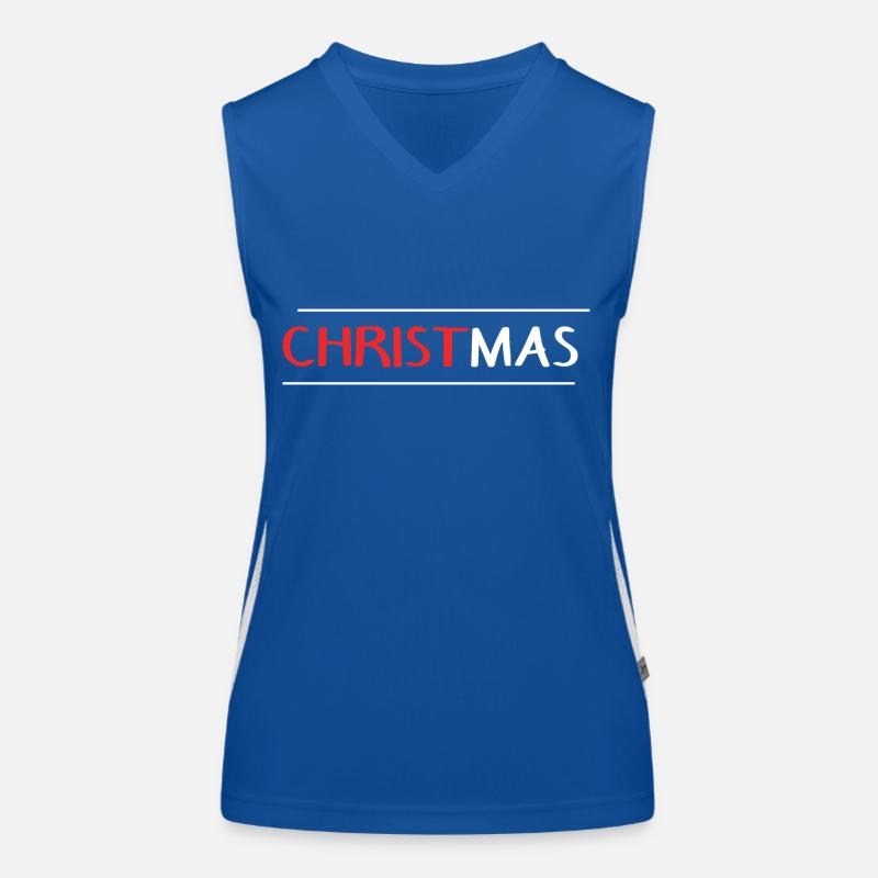 CHRISTMAS cooles Design Funktionelles Kontrast-Tank Top für Frauen