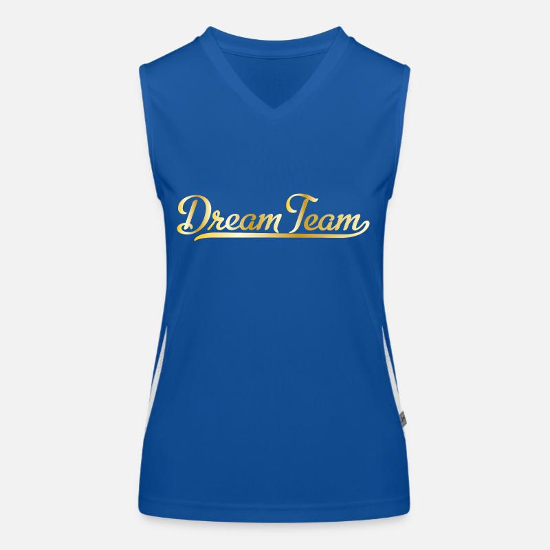 Dream Team Funktionelles Kontrast-Tank Top für Frauen