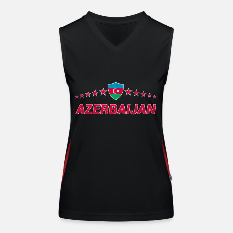 Aserbaidschan Funktionelles Kontrast-Tank Top für Frauen