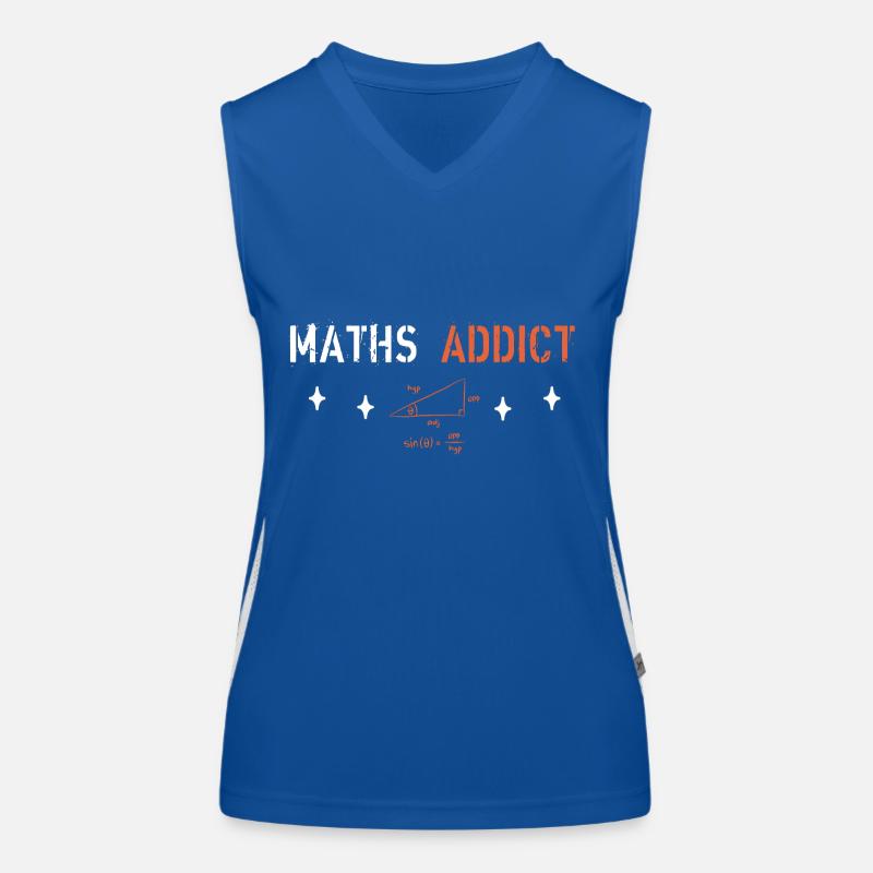 Maths Addict Débardeur respirant contrasté Femme