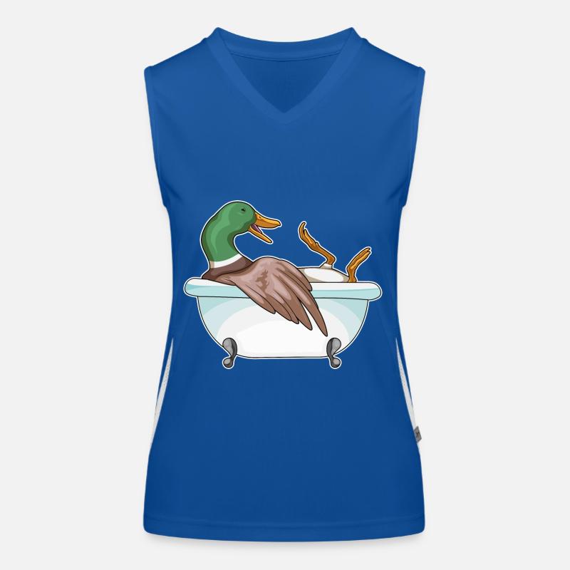 Baignoire de bain de canard Débardeur respirant contrasté Femme