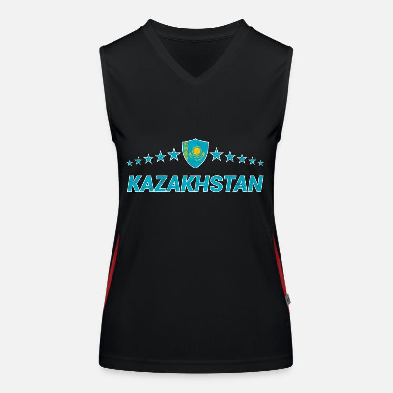 Kazakhstan Débardeur respirant contrasté Femme
