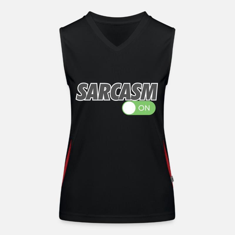 SARCASM ON Women's Functional Contrast Tank Top