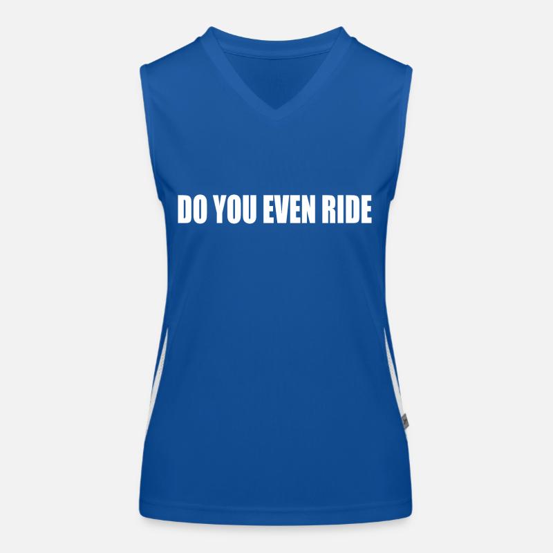 Do you even ride Débardeur respirant contrasté Femme