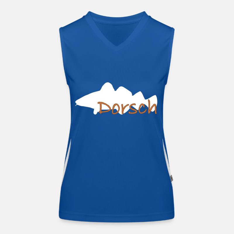 Morue blanche Débardeur respirant contrasté Femme