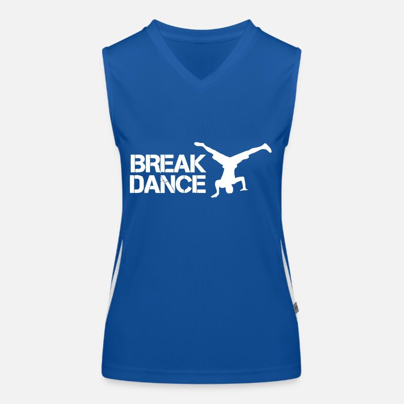 Break Dance 1 Women's Functional Contrast Tank Top