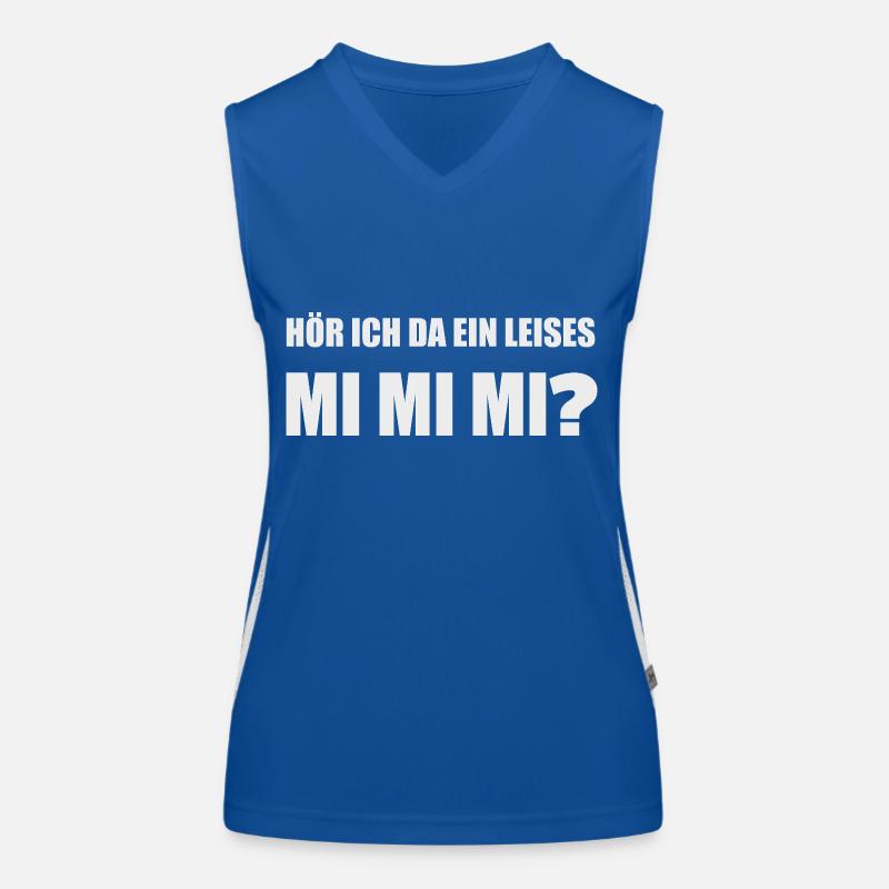 Hör ich da ein leises Mimimi? Funktionelles Kontrast-Tank Top für Frauen