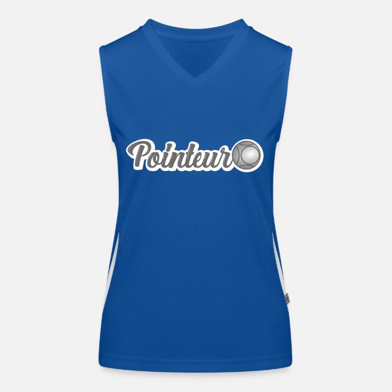pointeur - pétanque Débardeur respirant contrasté Femme