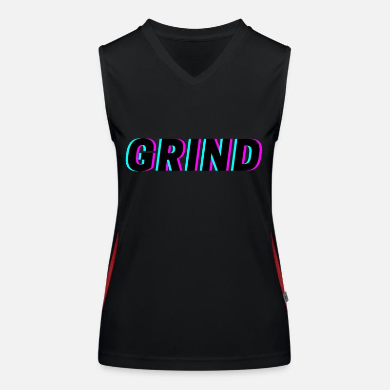 Grind Funktionelles Kontrast-Tank Top für Frauen