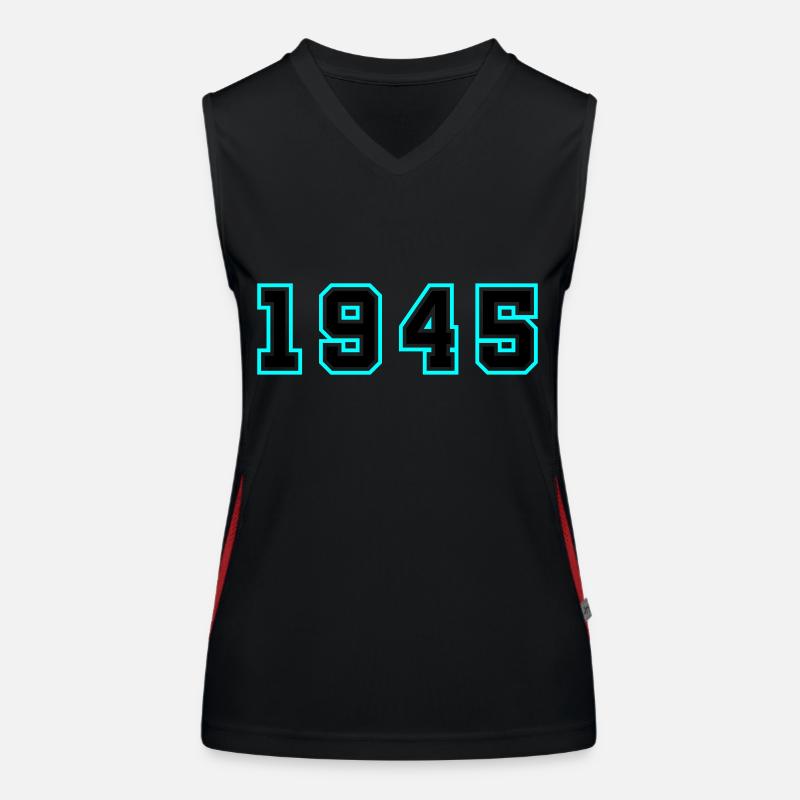 1945 Année Anniversaire Débardeur respirant contrasté Femme