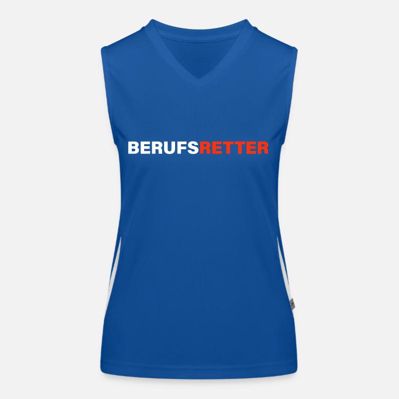 Berufsretter Funktionelles Kontrast-Tank Top für Frauen