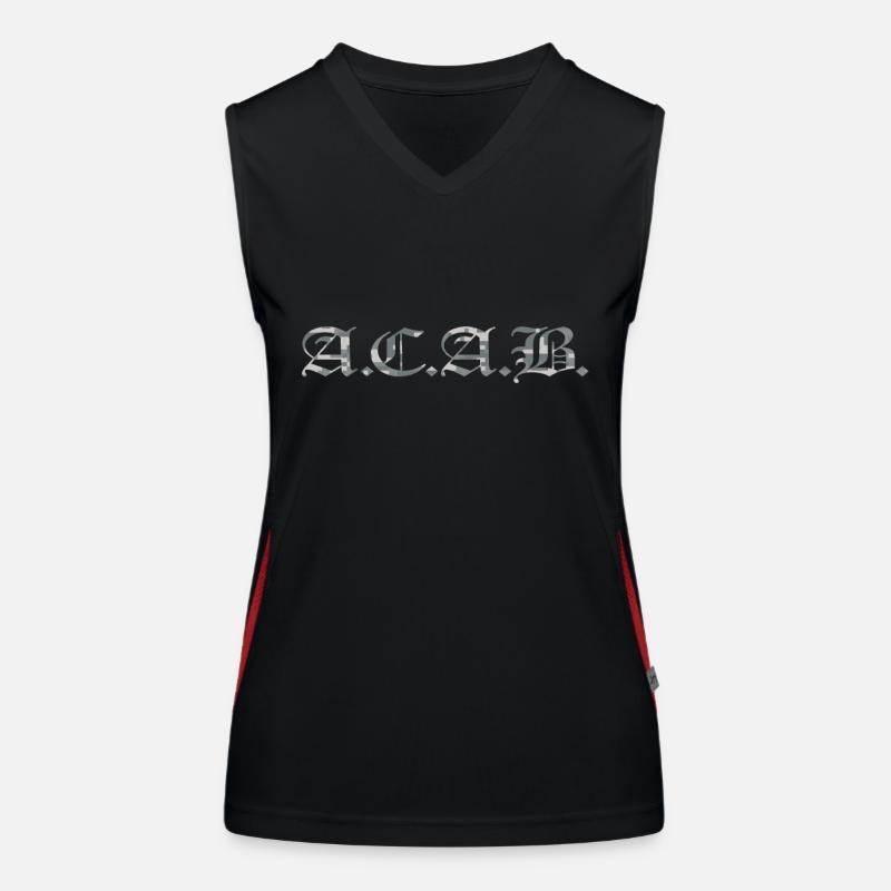 ACAB digital camouflage Funktionelles Kontrast-Tank Top für Frauen