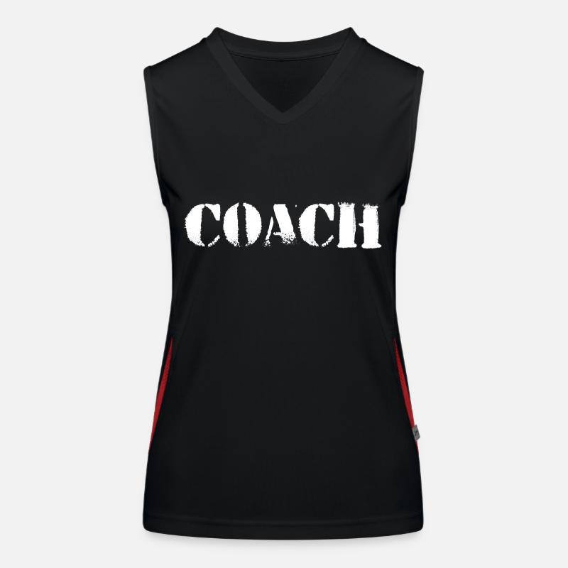 COACH Débardeur respirant contrasté Femme