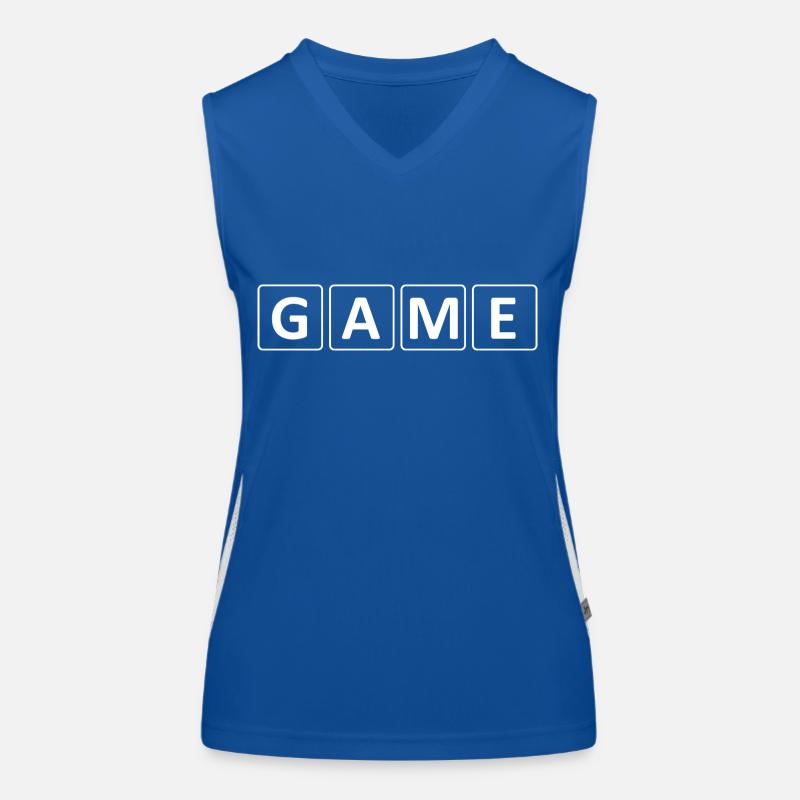 Game Gaming PC Women's Functional Contrast Tank Top