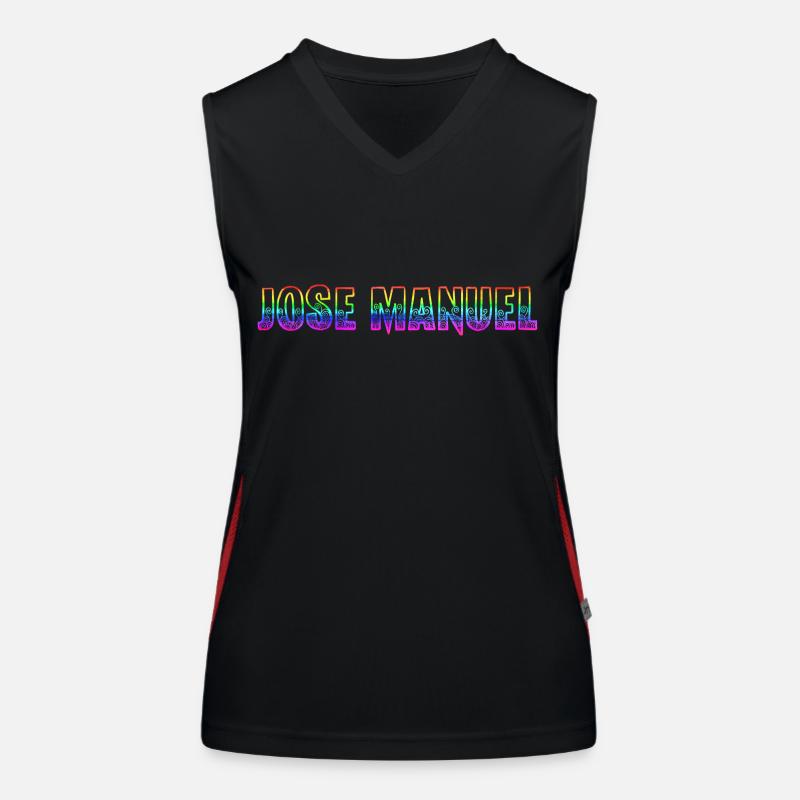 jose manuel rs regenbogen Funktionelles Kontrast-Tank Top für Frauen