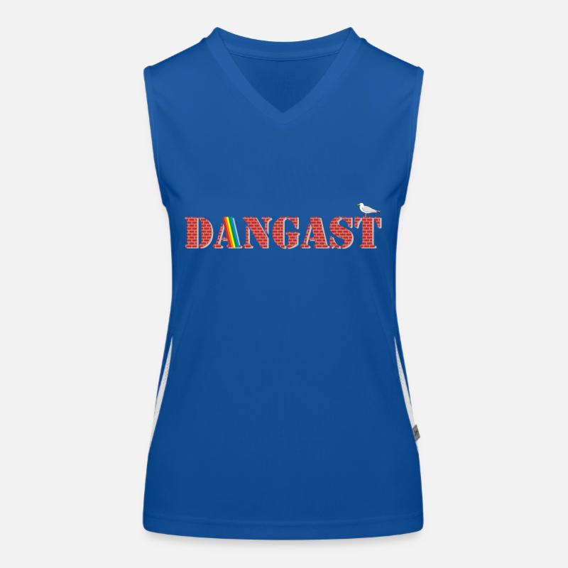 Dangast6_600dpi Funktionelles Kontrast-Tank Top für Frauen