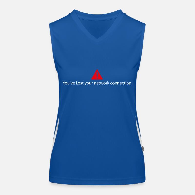 Network Connection 2 Funktionelles Kontrast-Tank Top für Frauen