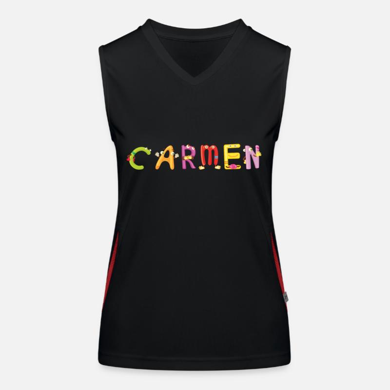 Carmen Funktionelles Kontrast-Tank Top für Frauen