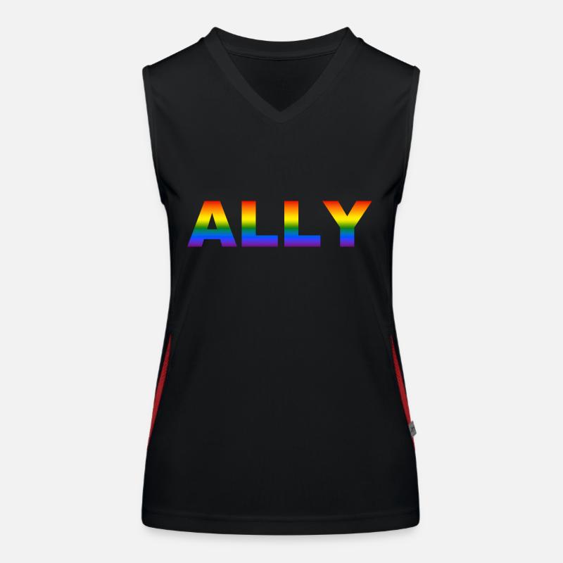 Pride Ally Women's Functional Contrast Tank Top