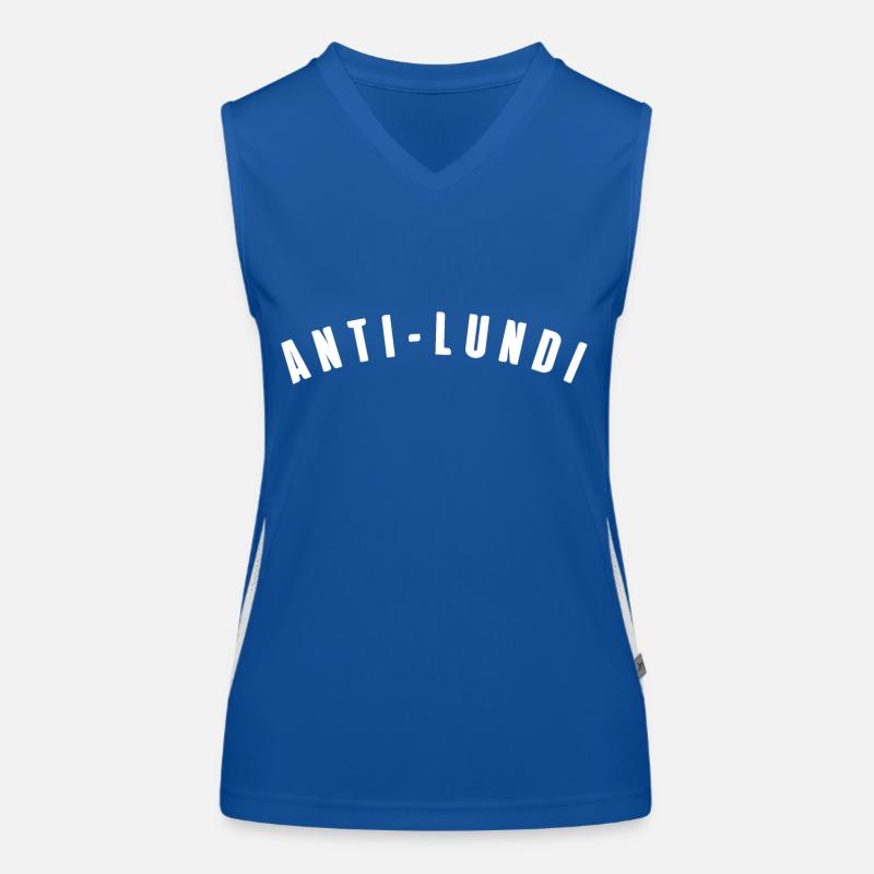 anti lundi Débardeur respirant contrasté Femme