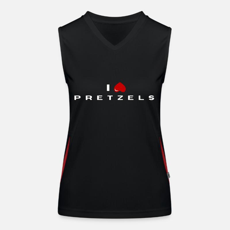 I hate Pretzels Women's Functional Contrast Tank Top