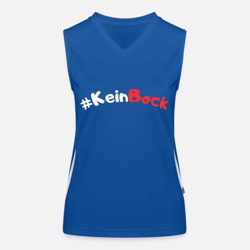 Kein Bock Funktionelles Kontrast-Tank Top für Frauen