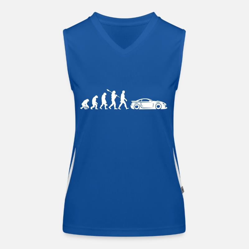 Auto De Sport Evolution Funktionelles Kontrast-Tank Top für Frauen