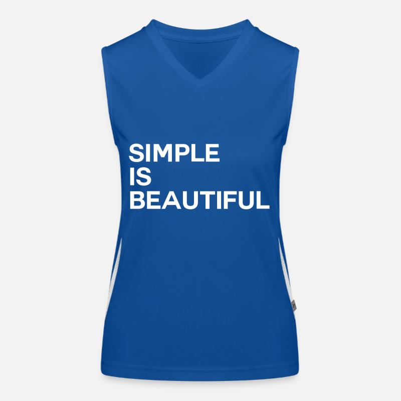 Simple Is Beautiful Women's Functional Contrast Tank Top