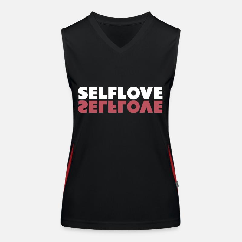 Selbstliebe und Selbstbewusstsein, Unabhängigkeit Funktionelles Kontrast-Tank Top für Frauen