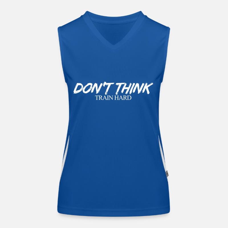 Denken Sie nicht, dass Sie hart trainieren Trainer Geschenk Funktionelles Kontrast-Tank Top für Frauen