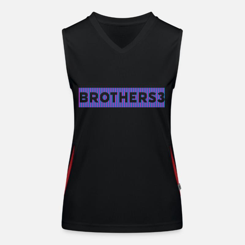 Brüder Funktionelles Kontrast-Tank Top für Frauen