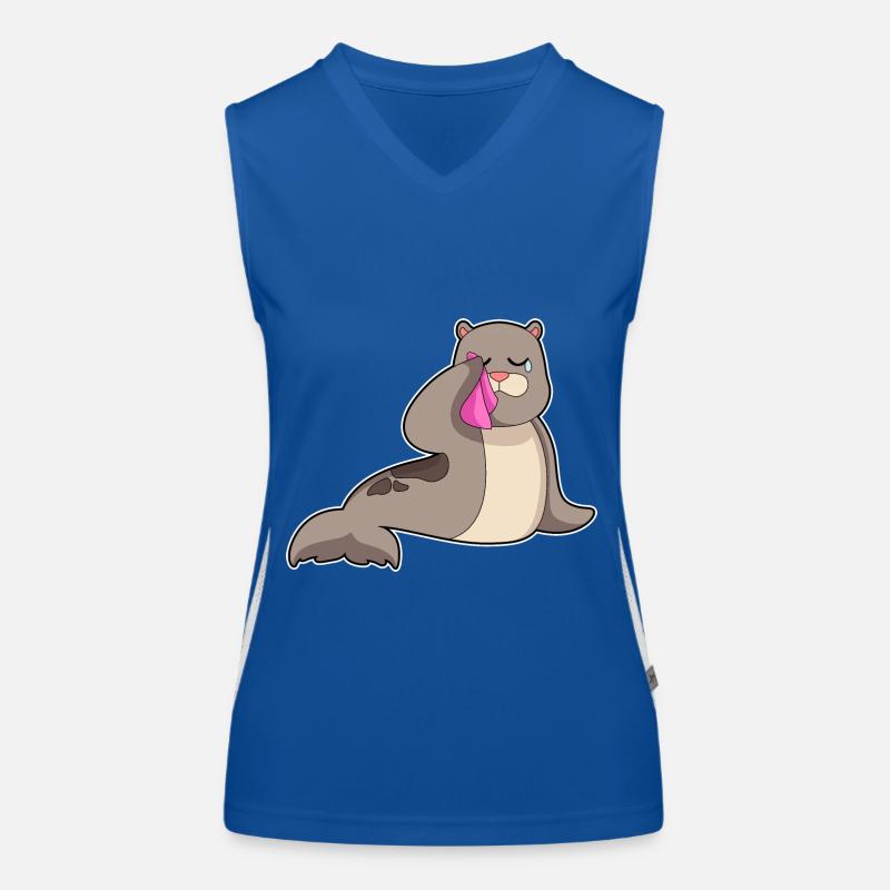 Seal Handkerchief Women's Functional Contrast Tank Top