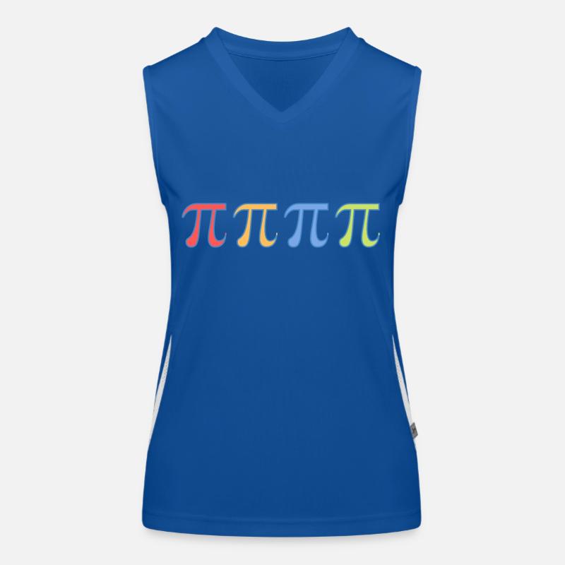 Pi *vintage x4 - Maths Ingénieur Science Débardeur respirant contrasté Femme