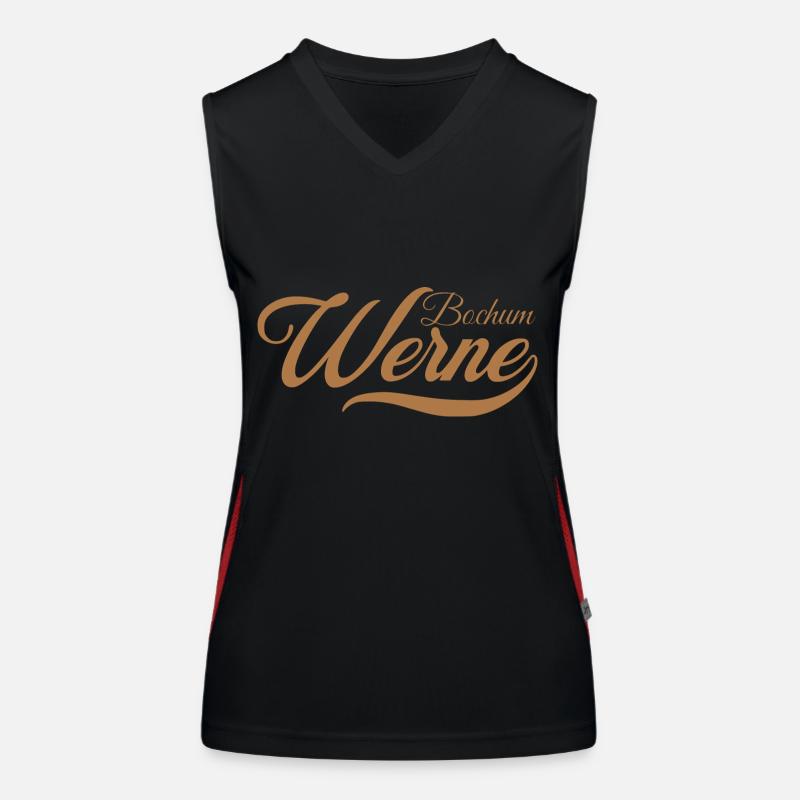 Bochum Werne Funktionelles Kontrast-Tank Top für Frauen