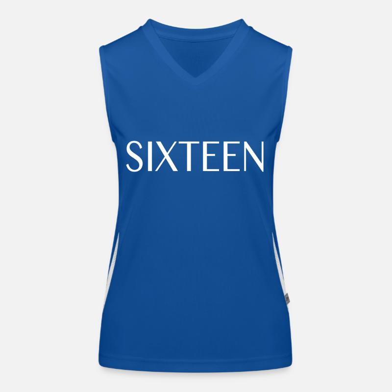 16th Birthday Gift Women's Functional Contrast Tank Top