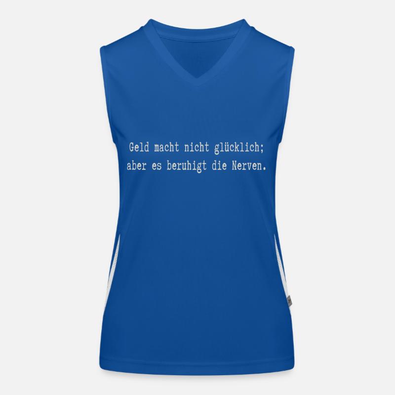 Geld Funktionelles Kontrast-Tank Top für Frauen