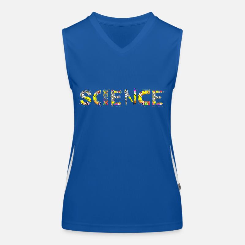 Science Science Scientist Physics Lab DNA Women's Functional Contrast Tank Top