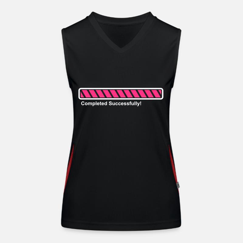 Ladebalken - fully loaded! Funktionelles Kontrast-Tank Top für Frauen