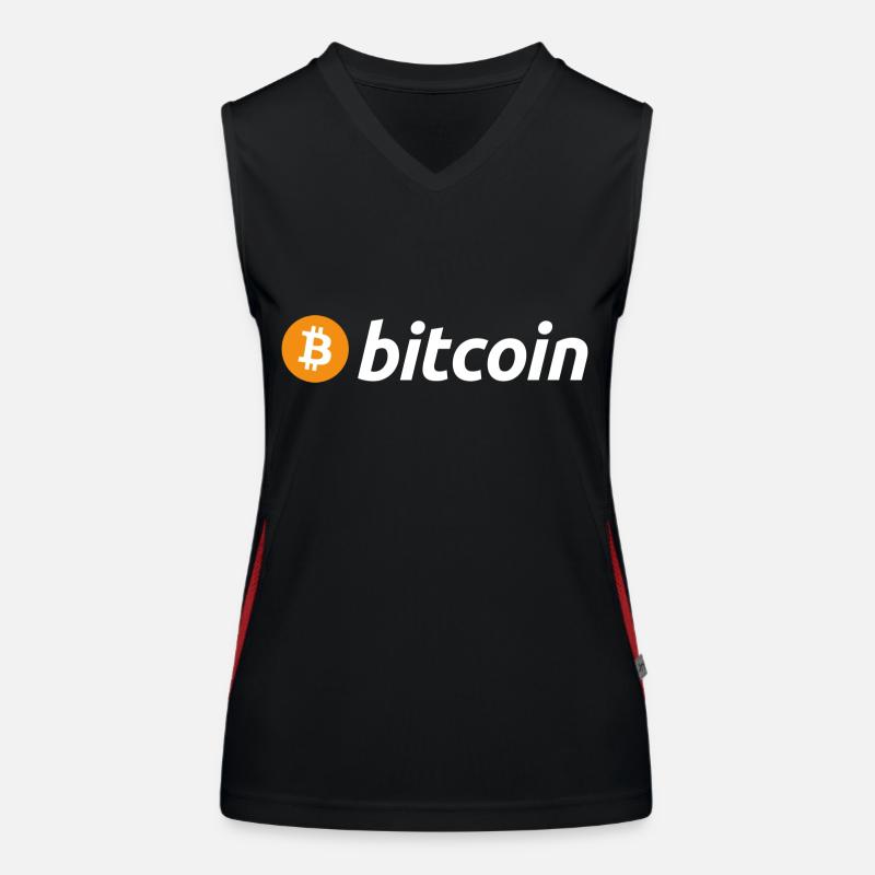 Bitcoin (Bitcoin) Funktionelles Kontrast-Tank Top für Frauen