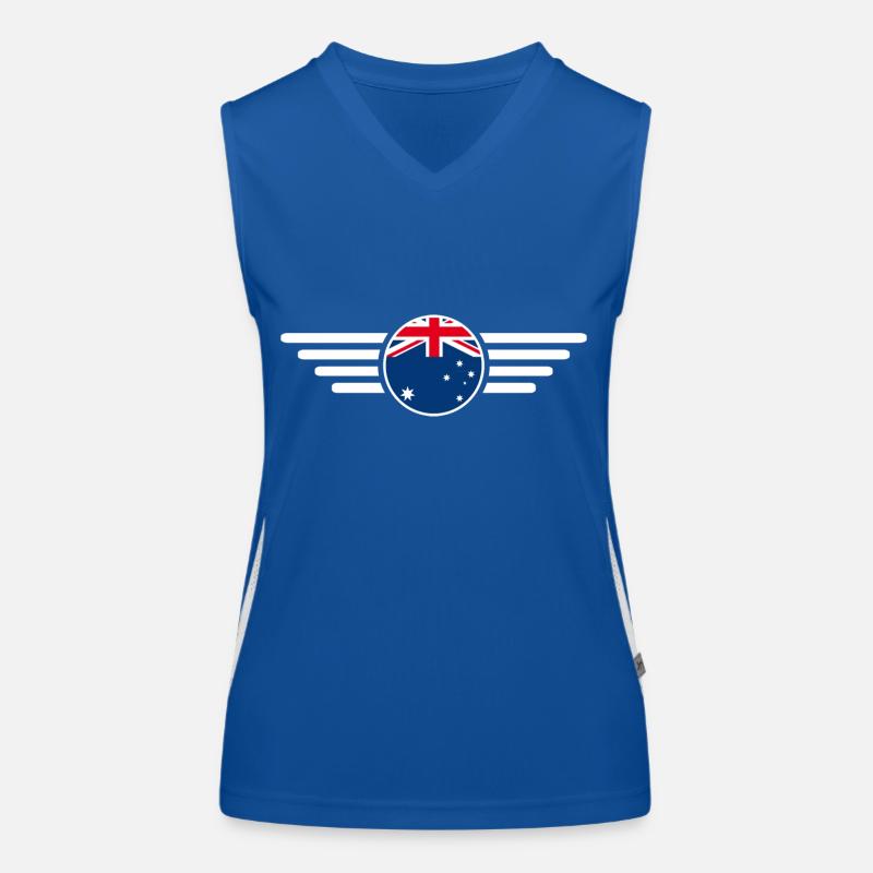 T-shirt design de style australien Débardeur respirant contrasté Femme