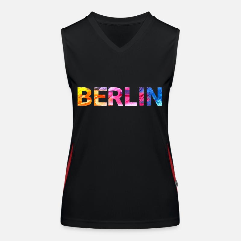 Berlin Débardeur respirant contrasté Femme