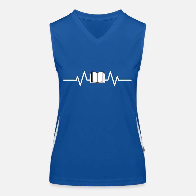 Book-Beat Funktionelles Kontrast-Tank Top für Frauen