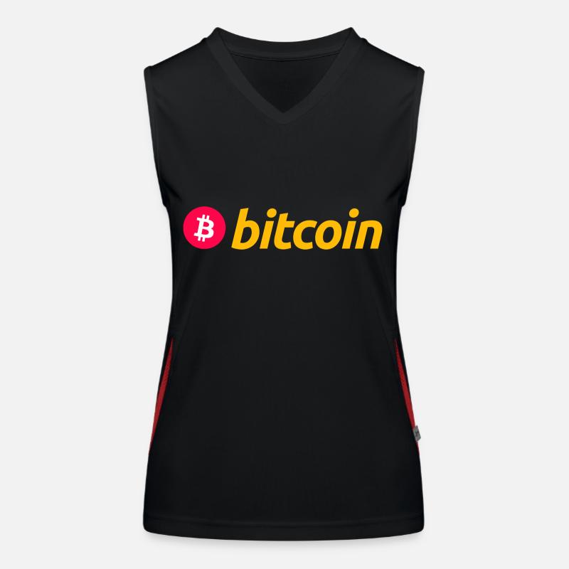 Bitcoin (Bitcoin) Funktionelles Kontrast-Tank Top für Frauen