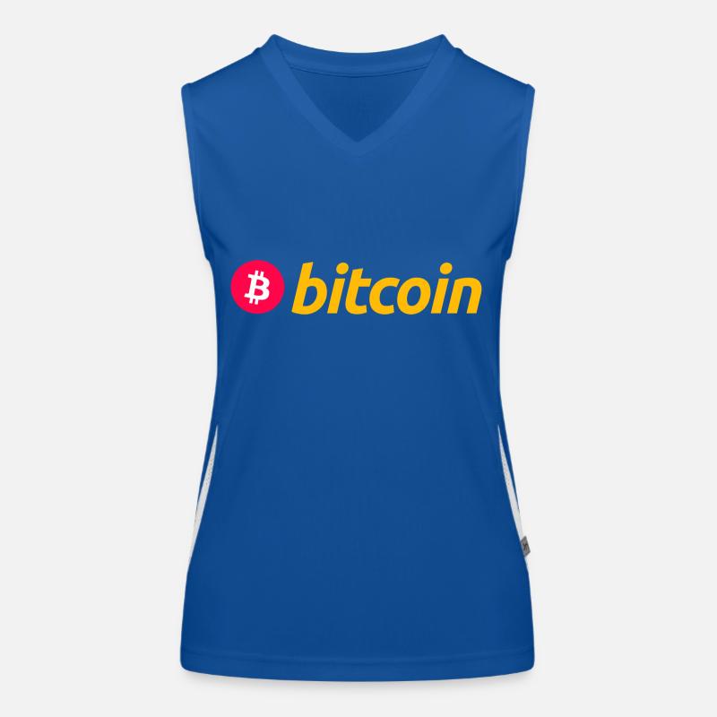 Bitcoin Débardeur respirant contrasté Femme