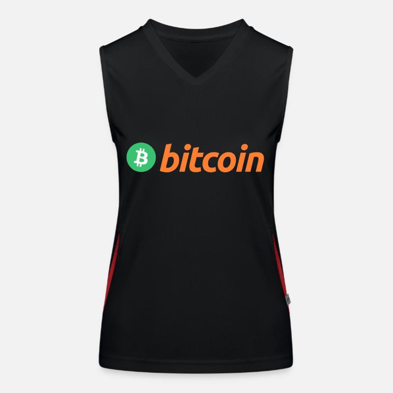 Bitcoin (Bitcoin) Funktionelles Kontrast-Tank Top für Frauen